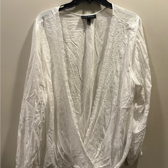 Lane Bryant White Blouse - Picture 2 of 7